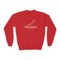 Lake Mohawk Map Youth Crewneck - Shop Lake Mohawk - Red / XS