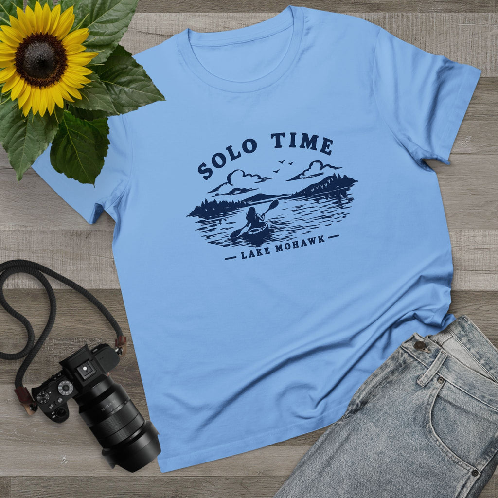 Solo Time Lake Tee — Women’s Kayaking Graphic T-Shirt - Shop Lake Mohawk