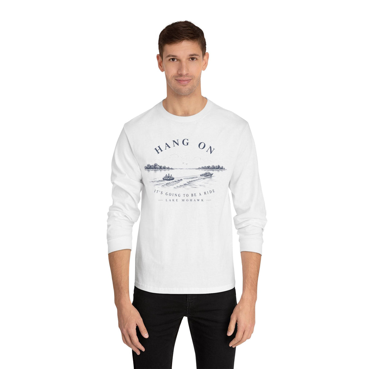 Hang On Lakeside Long Sleeve - Shop Lake Mohawk