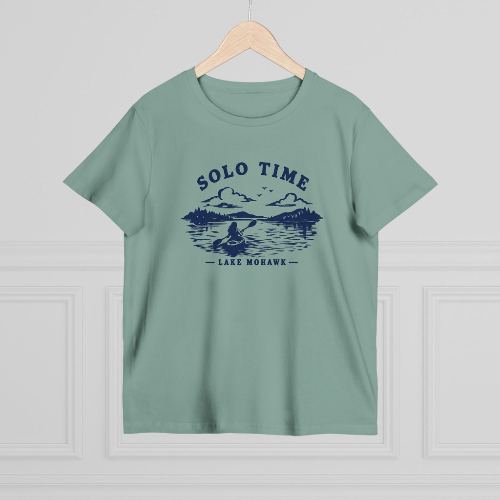 Solo Time Lake Tee — Women’s Kayaking Graphic T-Shirt - Shop Lake Mohawk