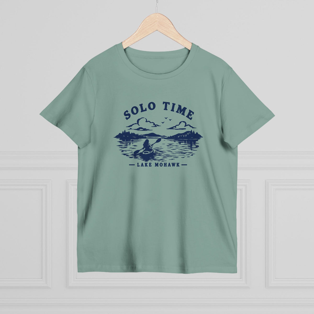 Solo Time Lake Tee — Women’s Kayaking Graphic T-Shirt - Shop Lake Mohawk