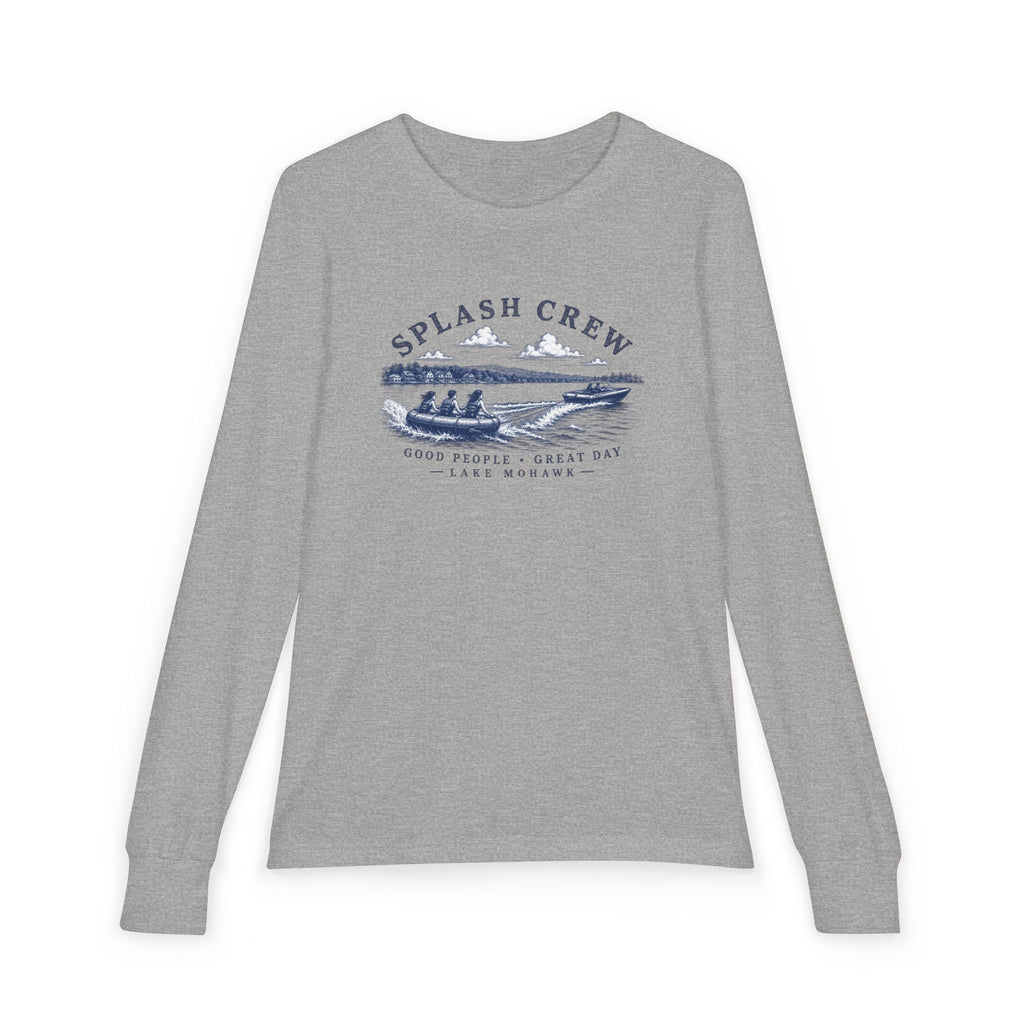 Splash Crew Youth Long Sleeve - Shop Lake Mohawk - Athletic Heather / S