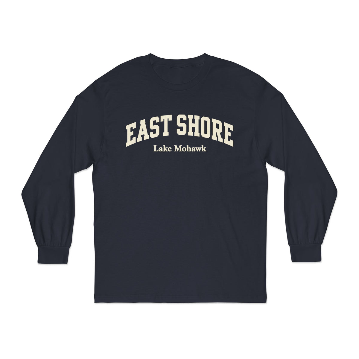 East Shore Lake Mohawk Long Sleeve Tee - Shop Lake Mohawk - Black / S