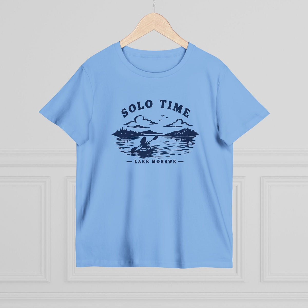 Solo Time Lake Tee — Women’s Kayaking Graphic T-Shirt - Shop Lake Mohawk