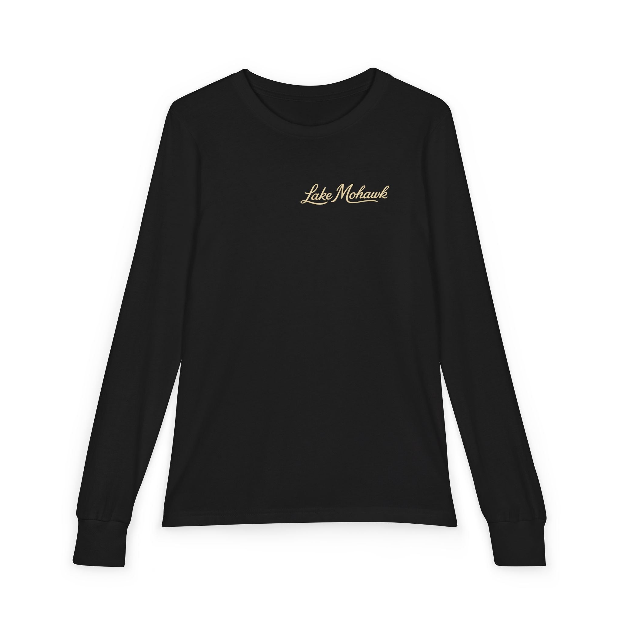 Lake Mohawk Script Chest Logo Youth Long Sleeve