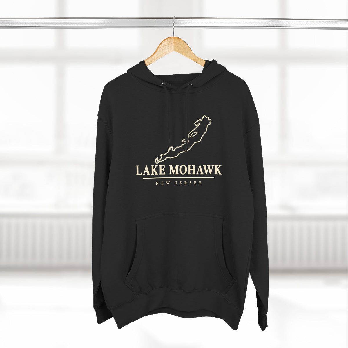 Lake Mohawk Map Hoodie - Shop Lake Mohawk