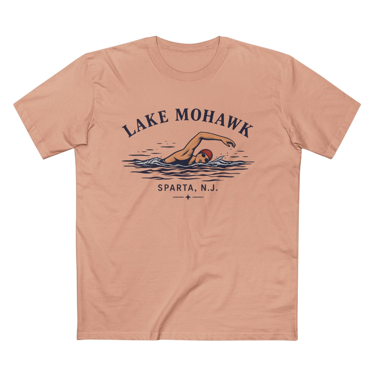 Lake Mohawk Swim T-Shirt - Shop Lake Mohawk - S / Pale Pink
