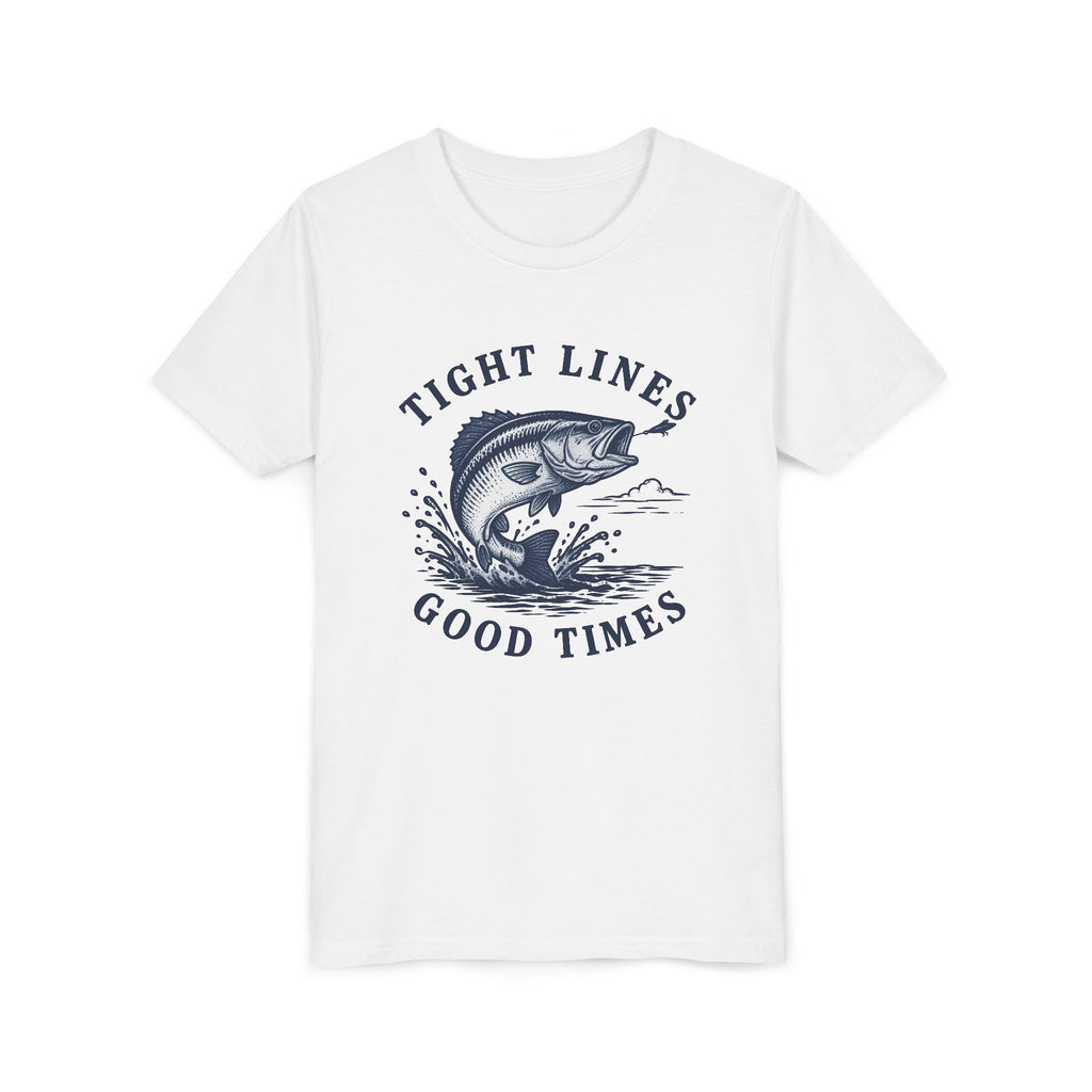 Youth Fishing T-Shirt – "Tight Lines Good Times"