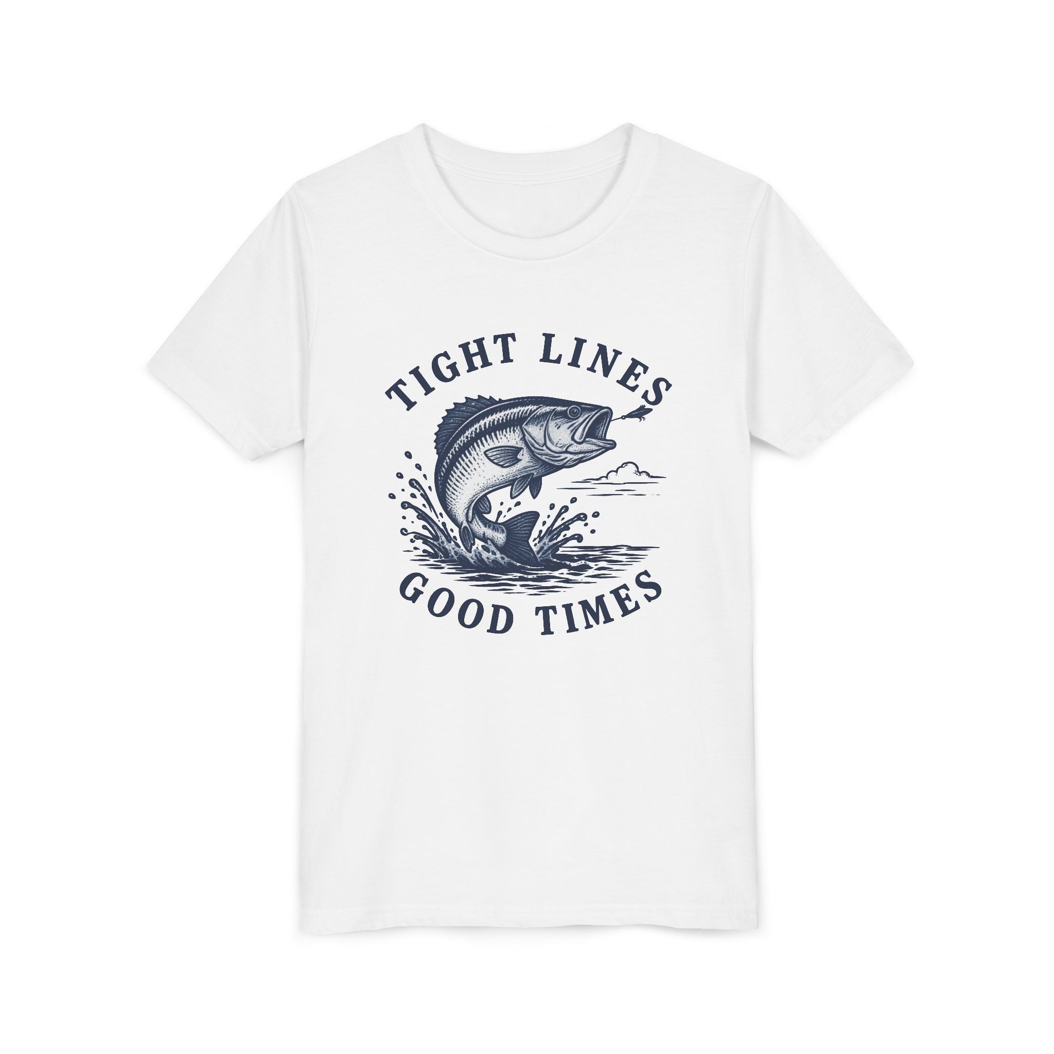 Youth Fishing T-Shirt – "Tight Lines Good Times"