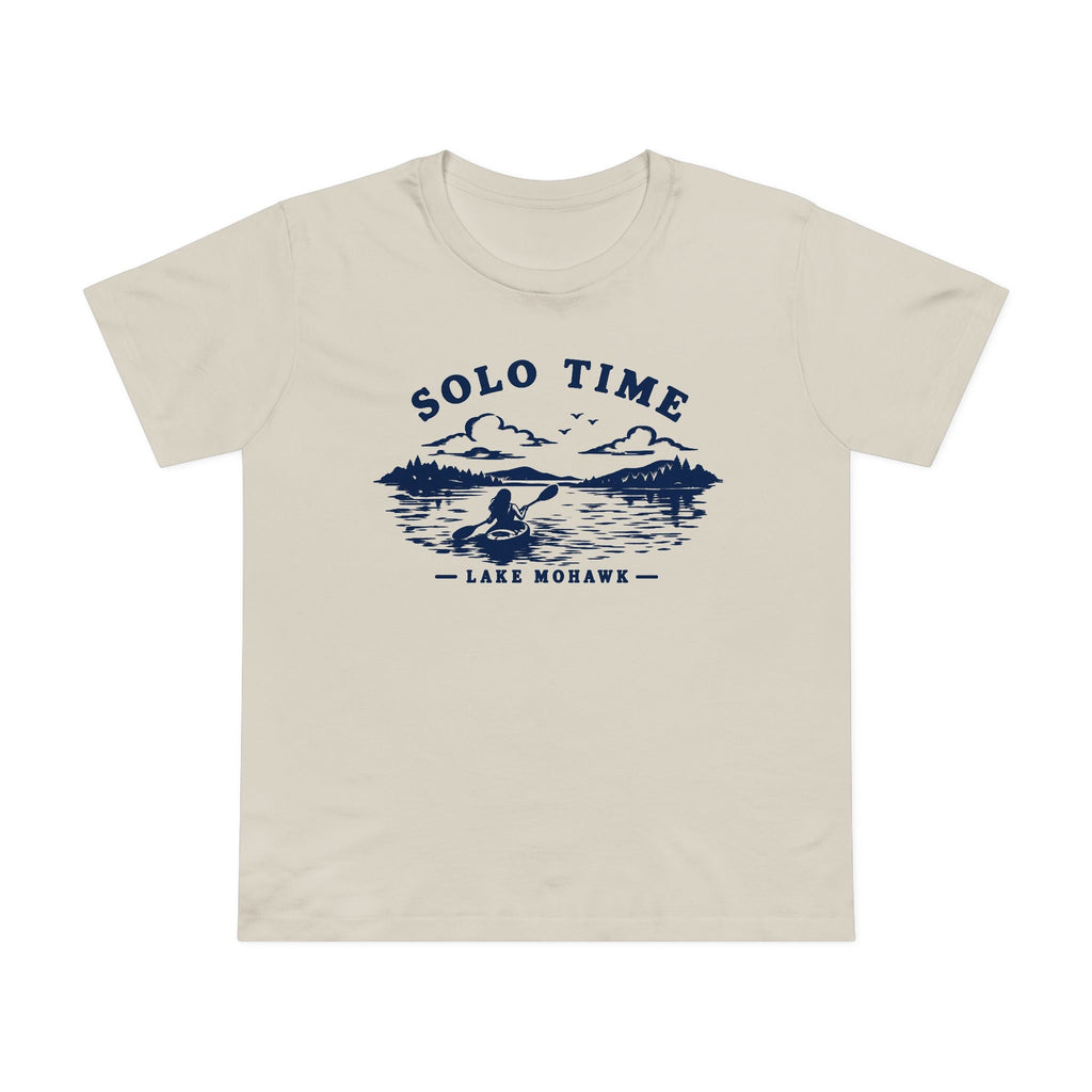 Solo Time Lake Tee — Women’s Kayaking Graphic T-Shirt - Shop Lake Mohawk - XS / Bone