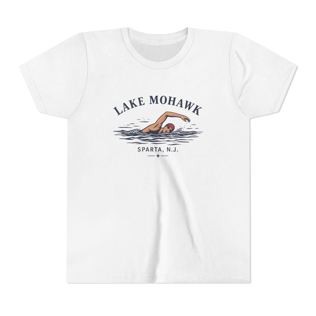 Lake Mohawk Swim Youth T-Shirt - Shop Lake Mohawk - S / White