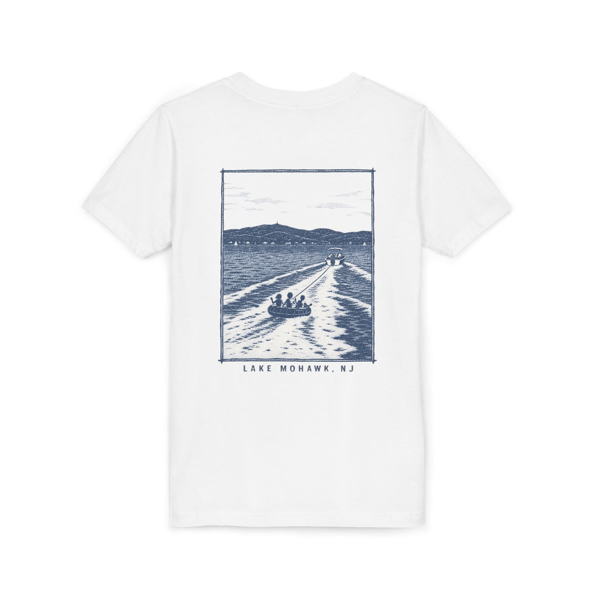 Lake Mohawk Scenic Boat Youth T-Shirt - Shop Lake Mohawk