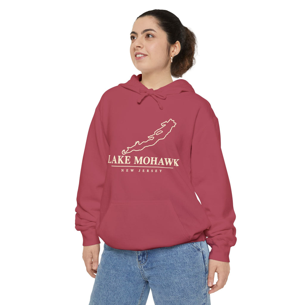 Lake Mohawk Lake Map Hoodie
