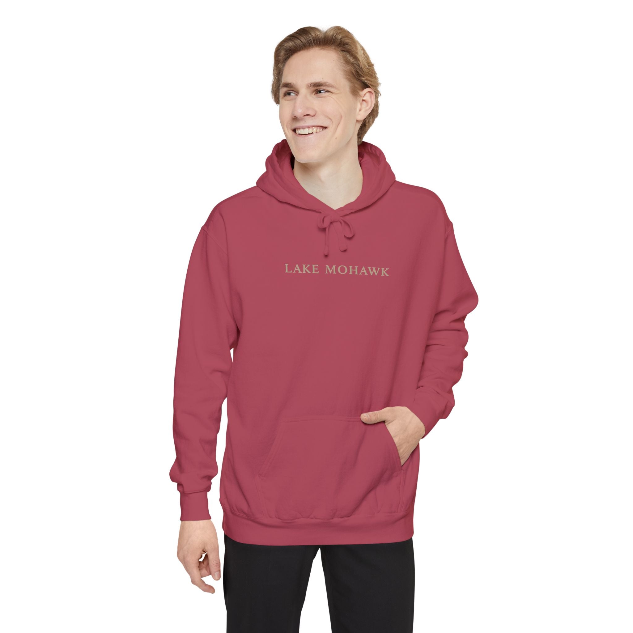 Lake Mohawk Lake Script Hoodie