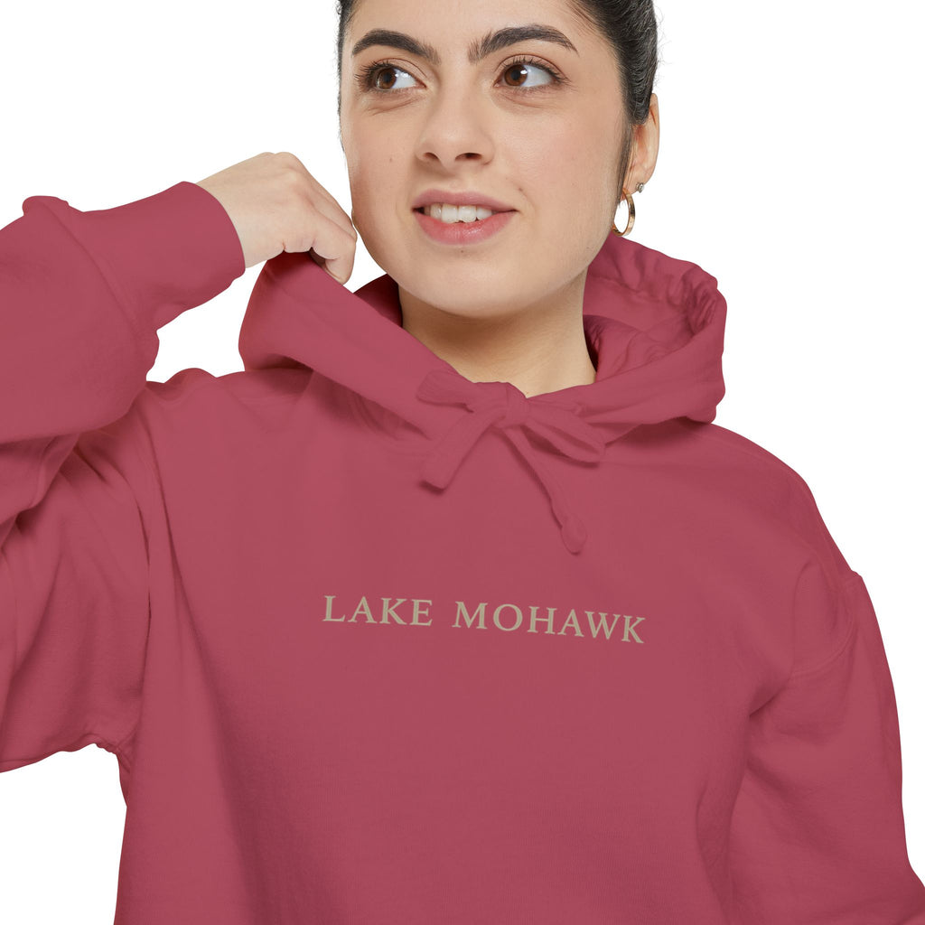 Lake Mohawk Lake Script Hoodie