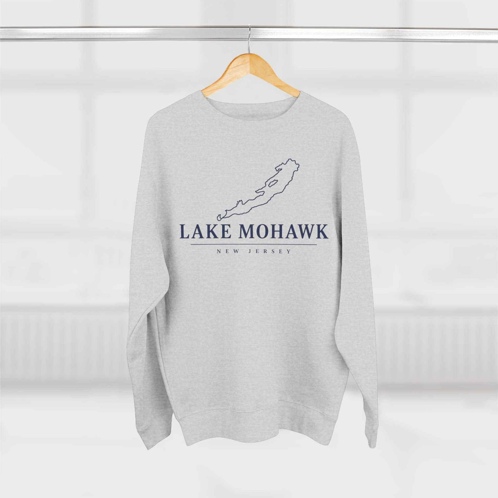 Lake Mohawk Lake Map Crewneck