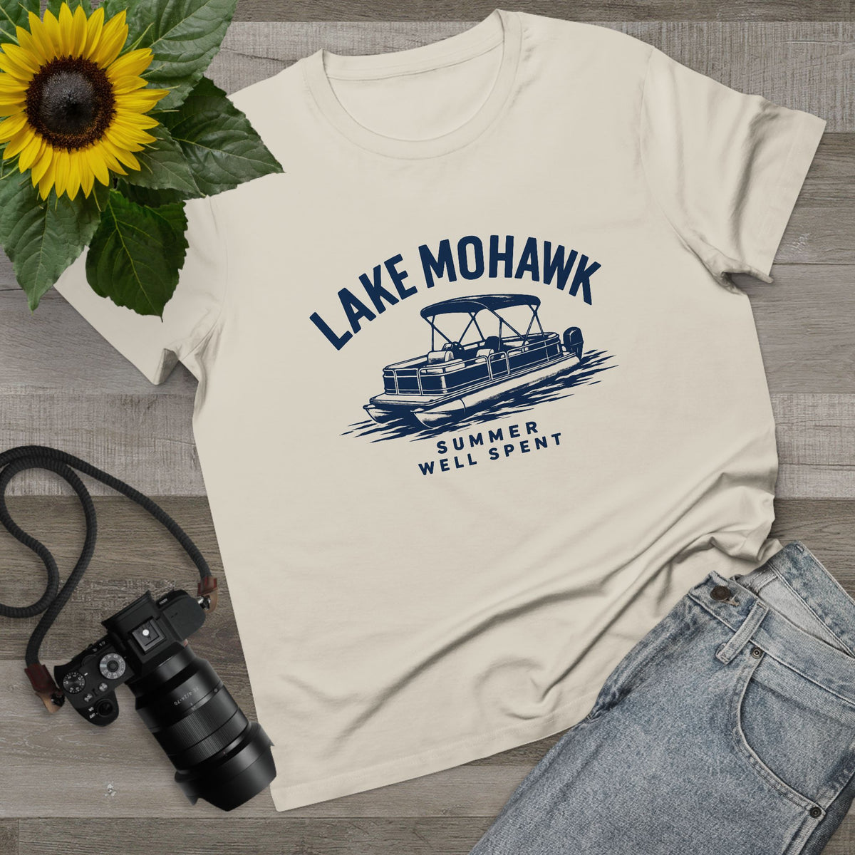 Lake Mohawk Pontoon Boat T-Shirt - Shop Lake Mohawk