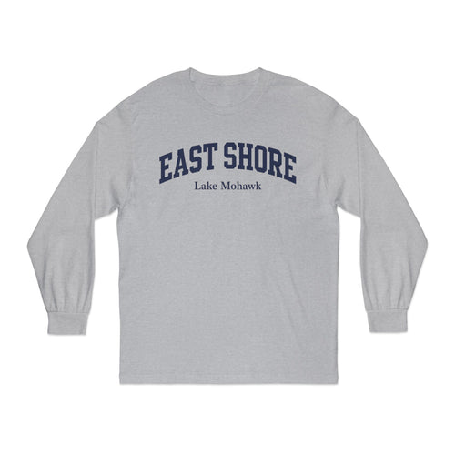 East Shore Lake Mohawk Long Sleeve Tee - Shop Lake Mohawk - Athletic Heather / S
