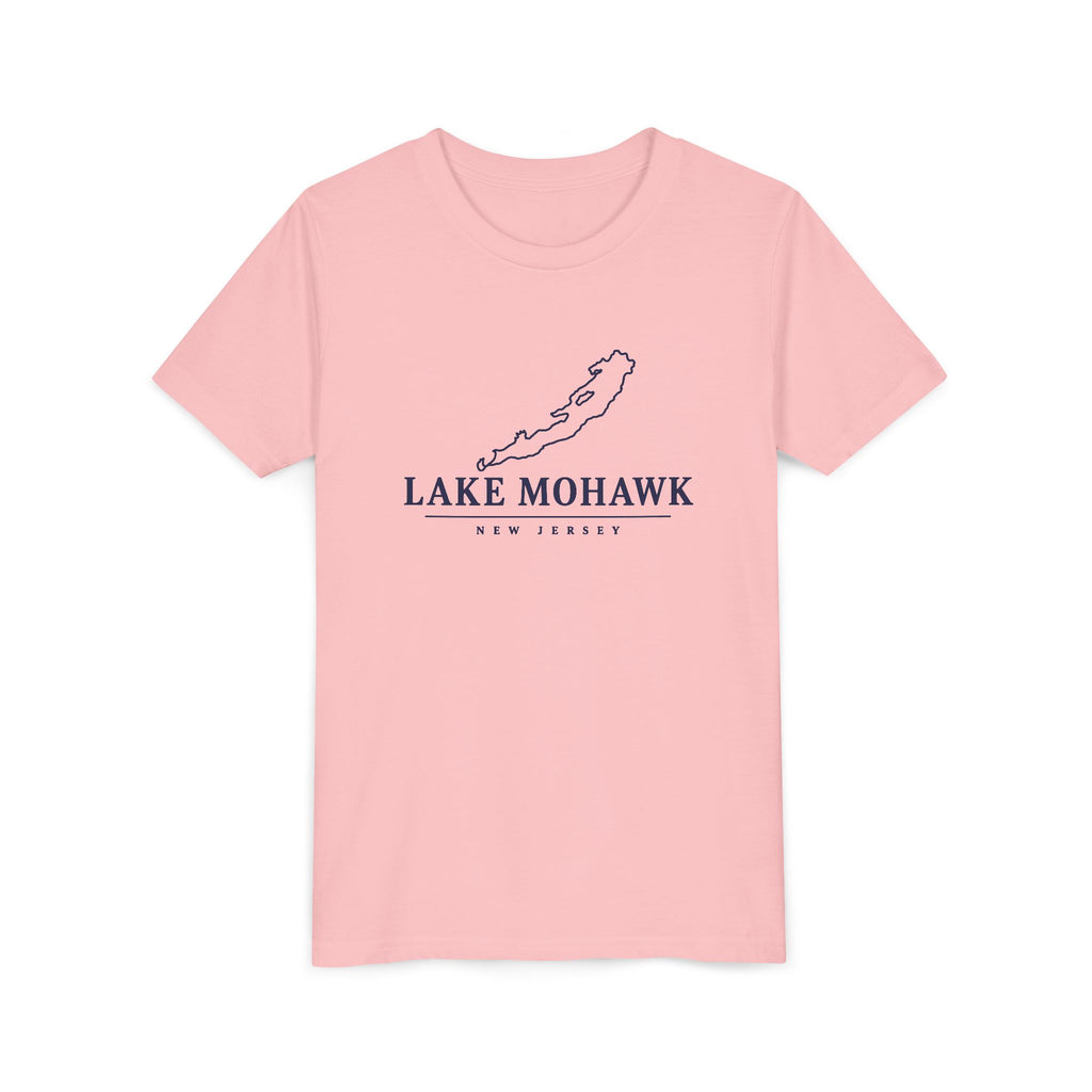 Lake Mohawk Map Youth T-Shirt - Shop Lake Mohawk