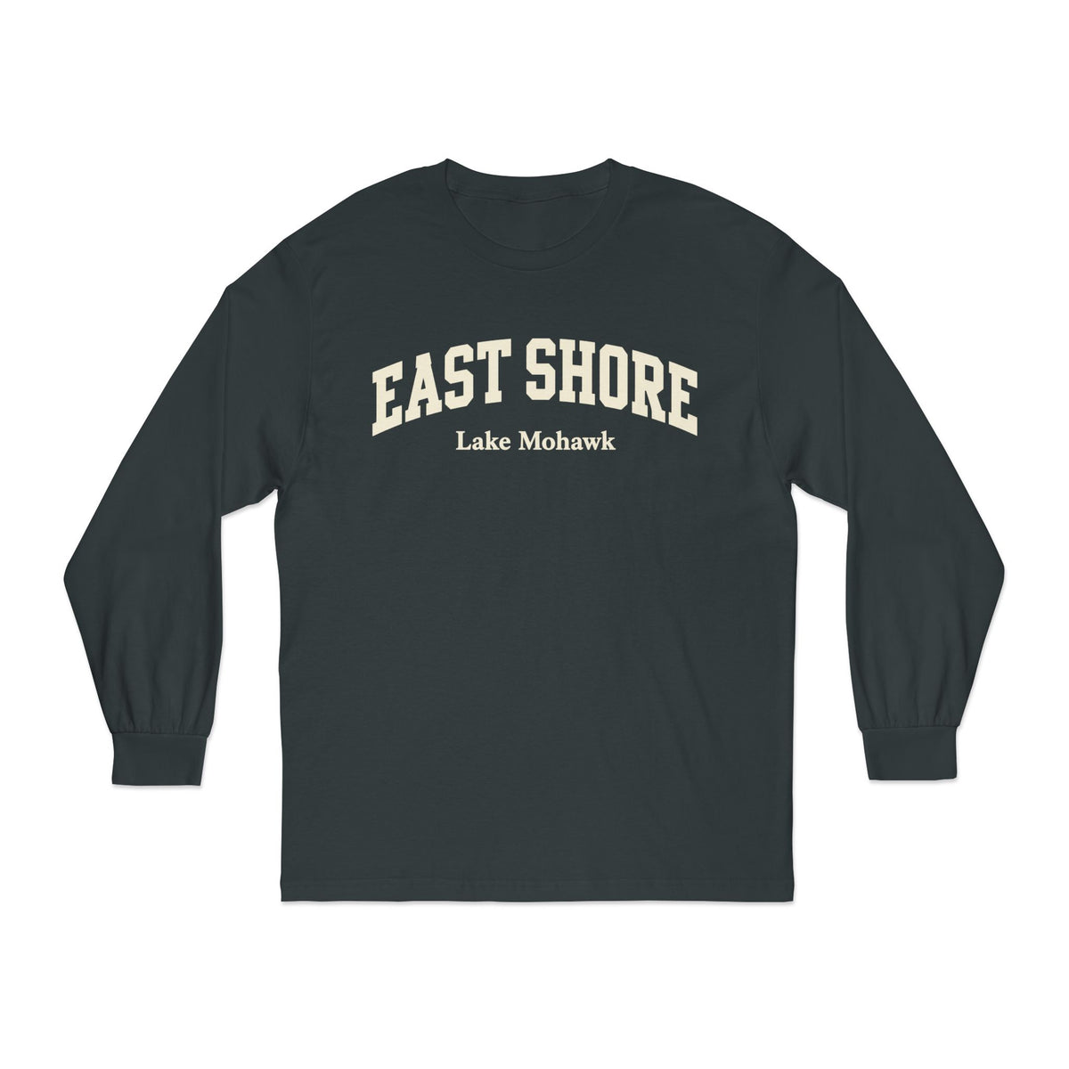 East Shore Lake Mohawk Long Sleeve Tee - Shop Lake Mohawk - Navy / S