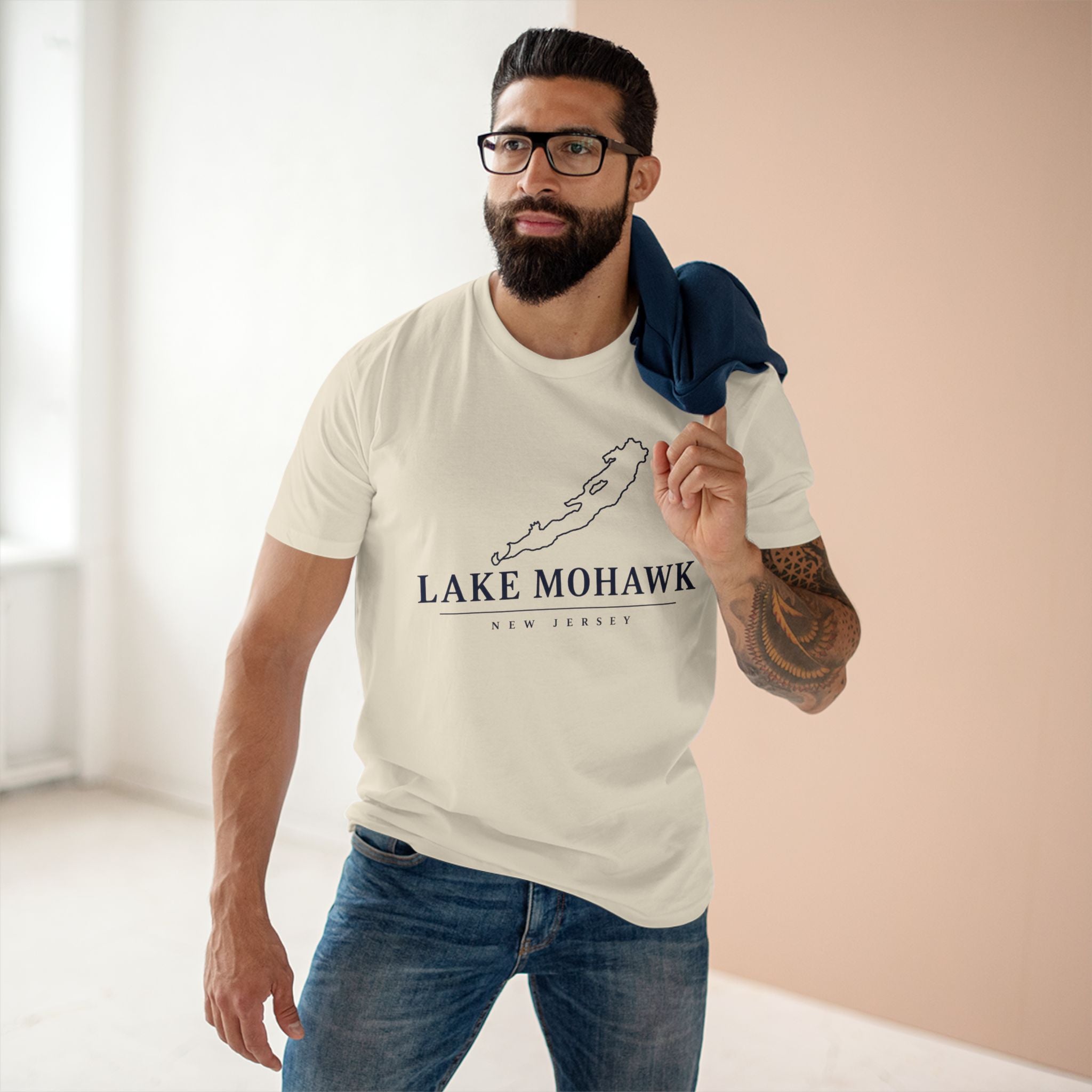 Lake Mohawk New Jersey Map Tee