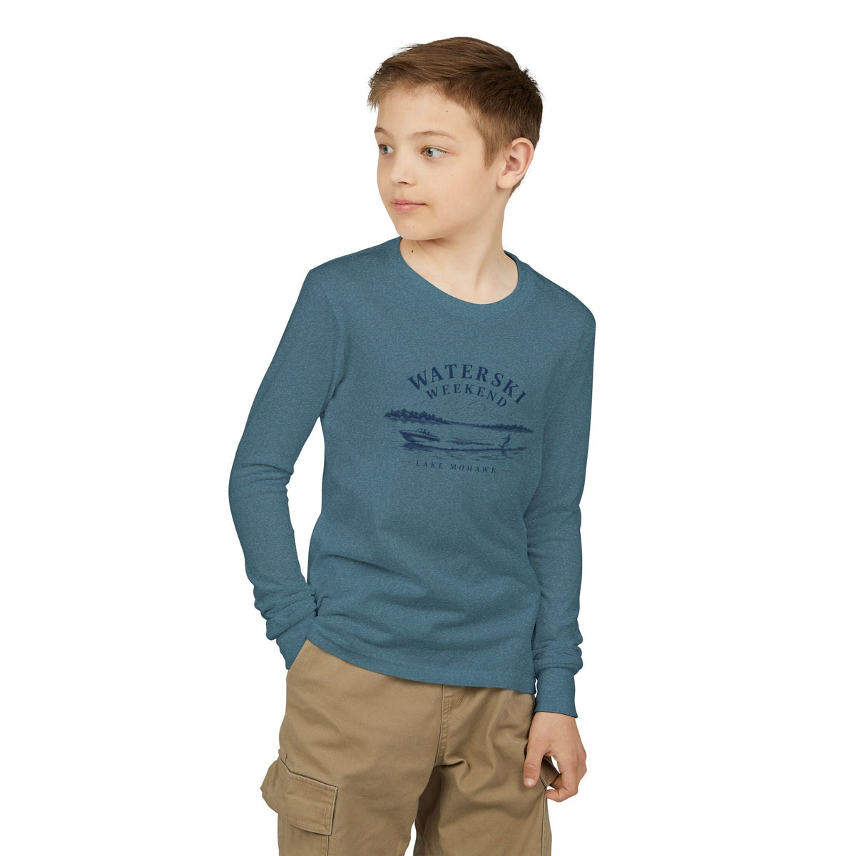 Waterski Weekend Youth Long Sleeve - Shop Lake Mohawk