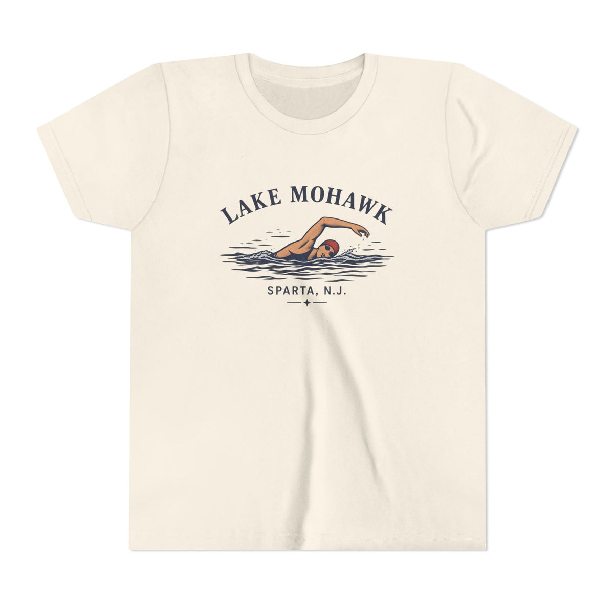 Lake Mohawk Swim Youth T-Shirt - Shop Lake Mohawk - S / Natural