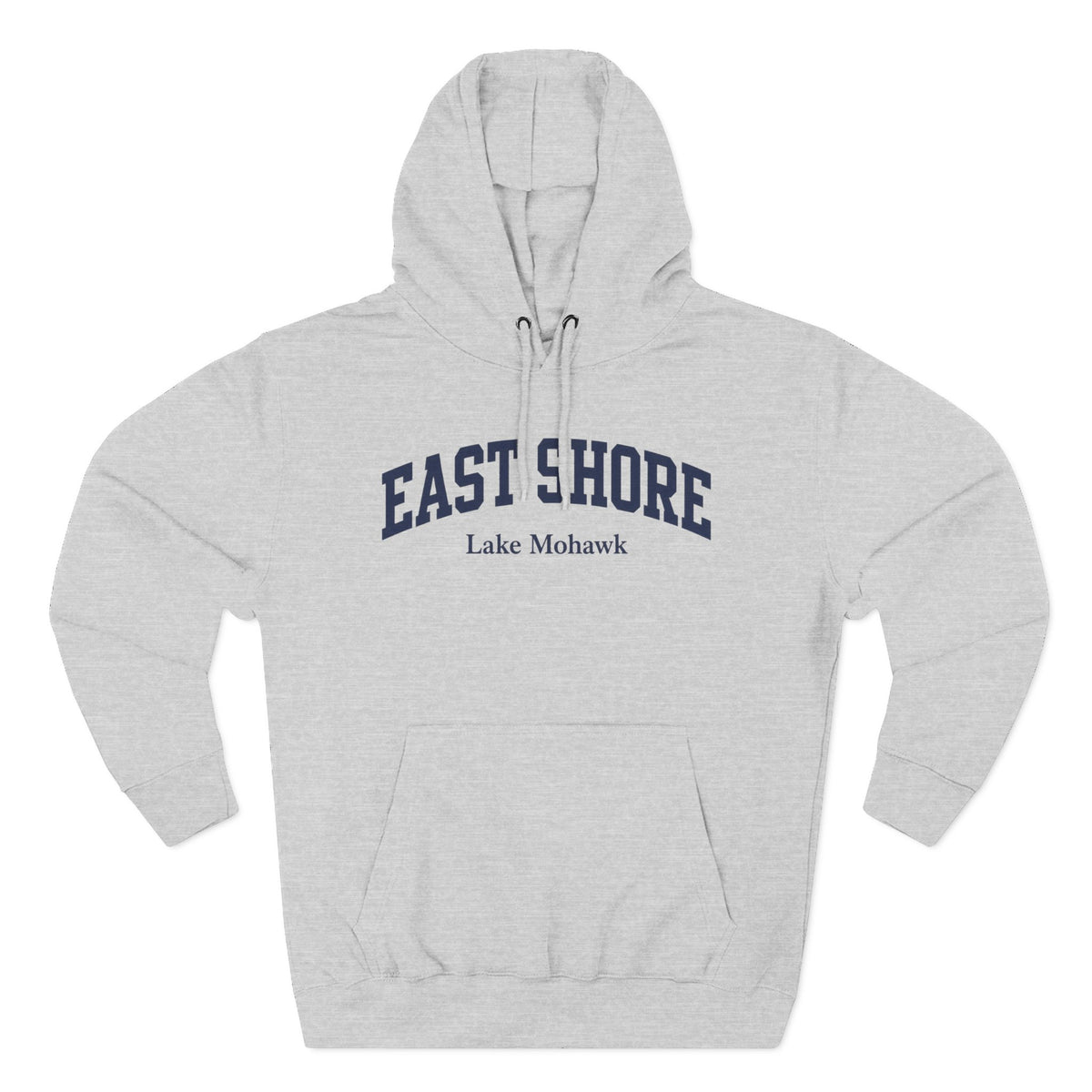 East Shore Collegiate Hoodie - Shop Lake Mohawk - XS / Heather Grey