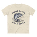 Tight Lines, Good Times T-Shirt - Shop Lake Mohawk - S / Natural
