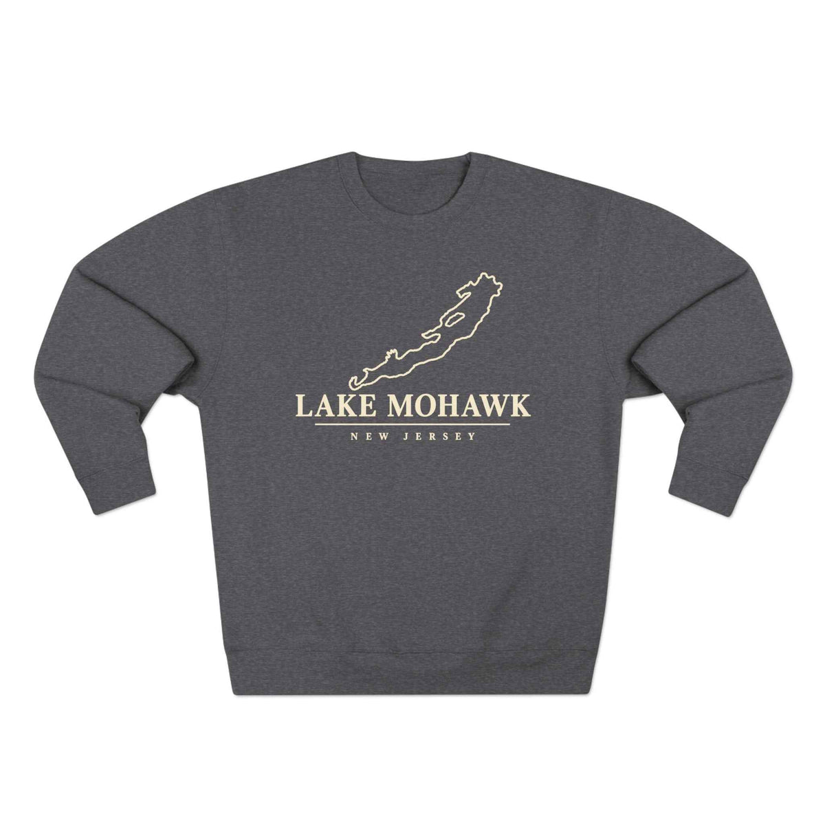 Lake Mohawk Lake Map Crewneck