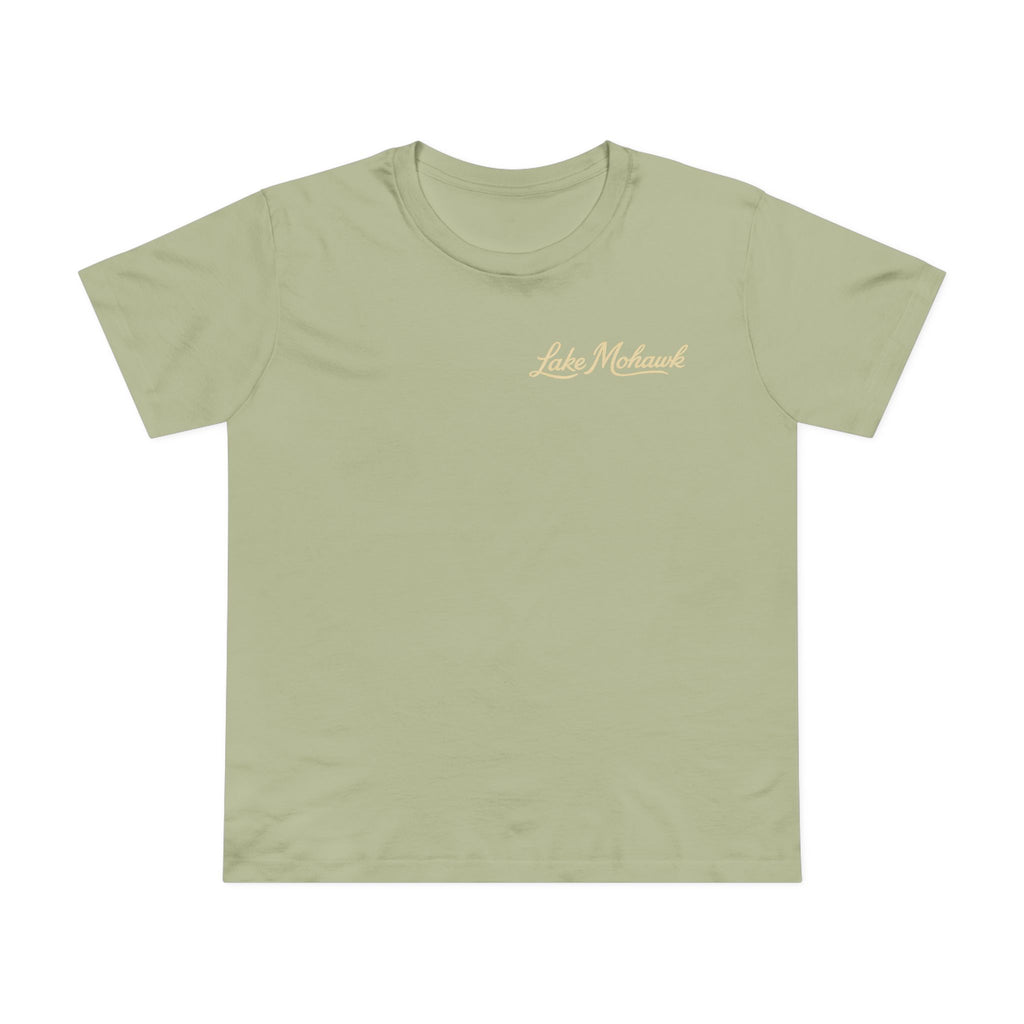 Lake Mohawk Script Women’s Tee - Shop Lake Mohawk - Pistachio / XS