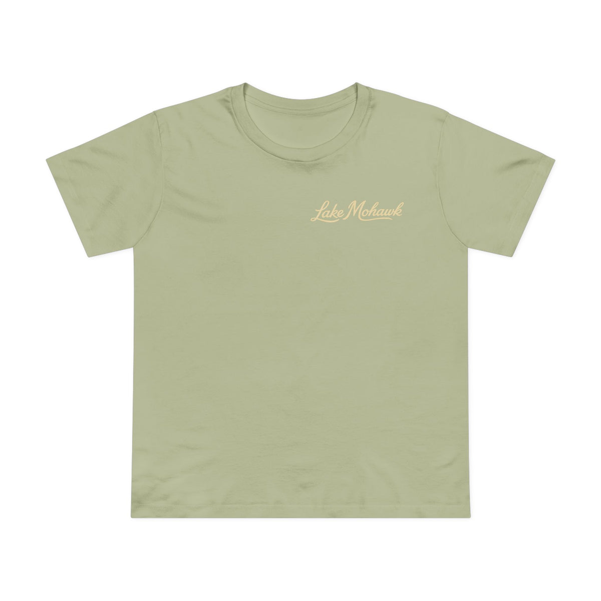 Lake Mohawk Script Women’s Tee - Shop Lake Mohawk - Pistachio / XS