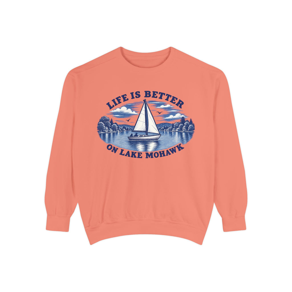 Lake Life Crewneck - Shop Lake Mohawk - Terracotta / S