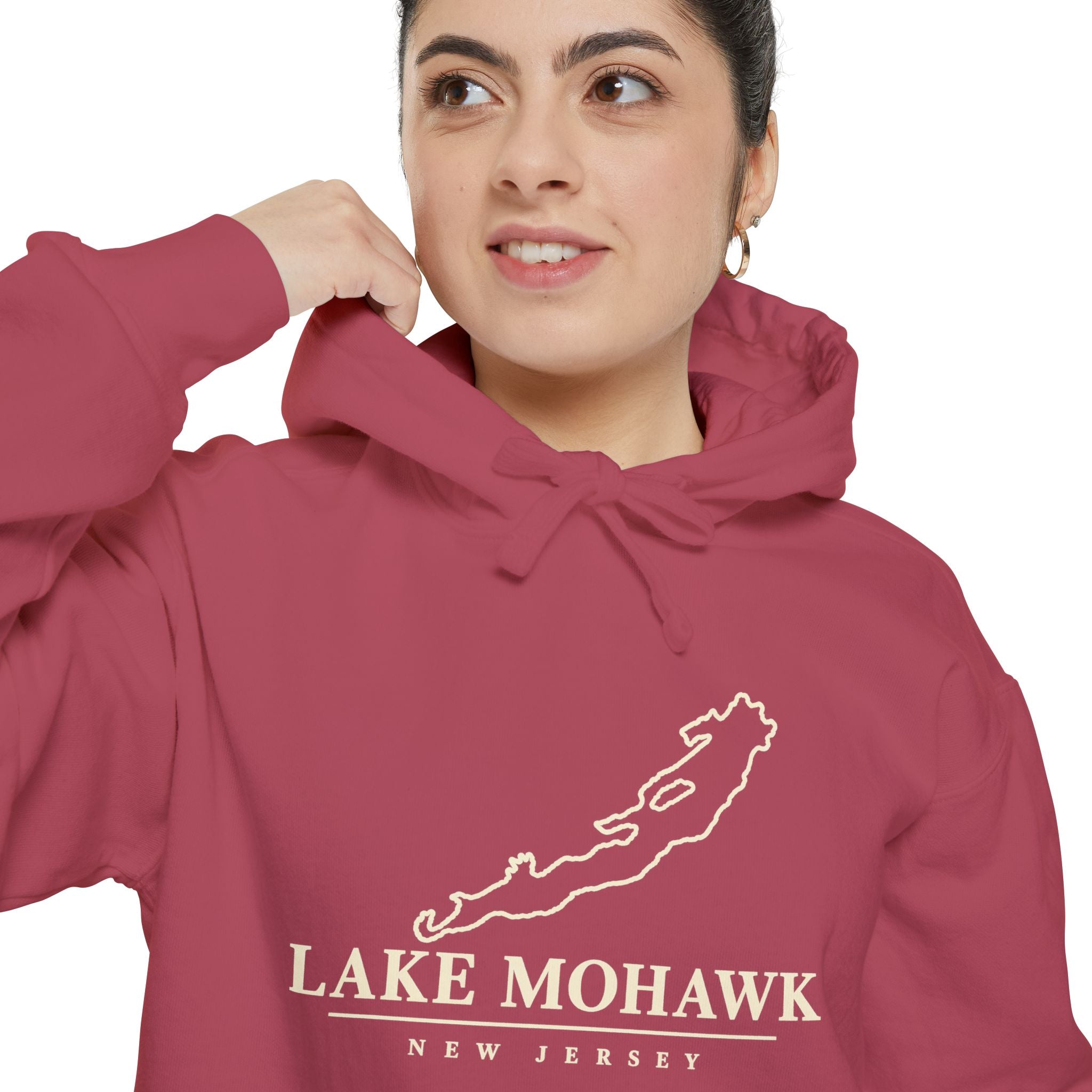 Lake Mohawk Lake Map Hoodie