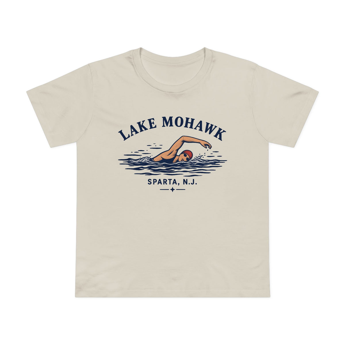 Lake Mohawk Swim Women's T-Shirt - Shop Lake Mohawk - Bone / XS