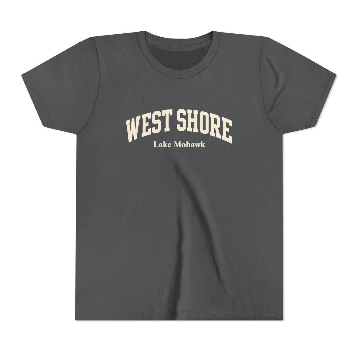 West Shore Youth T-Shirt - Shop Lake Mohawk - S / Asphalt