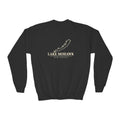 Lake Mohawk Map Youth Crewneck - Shop Lake Mohawk - Black / XS