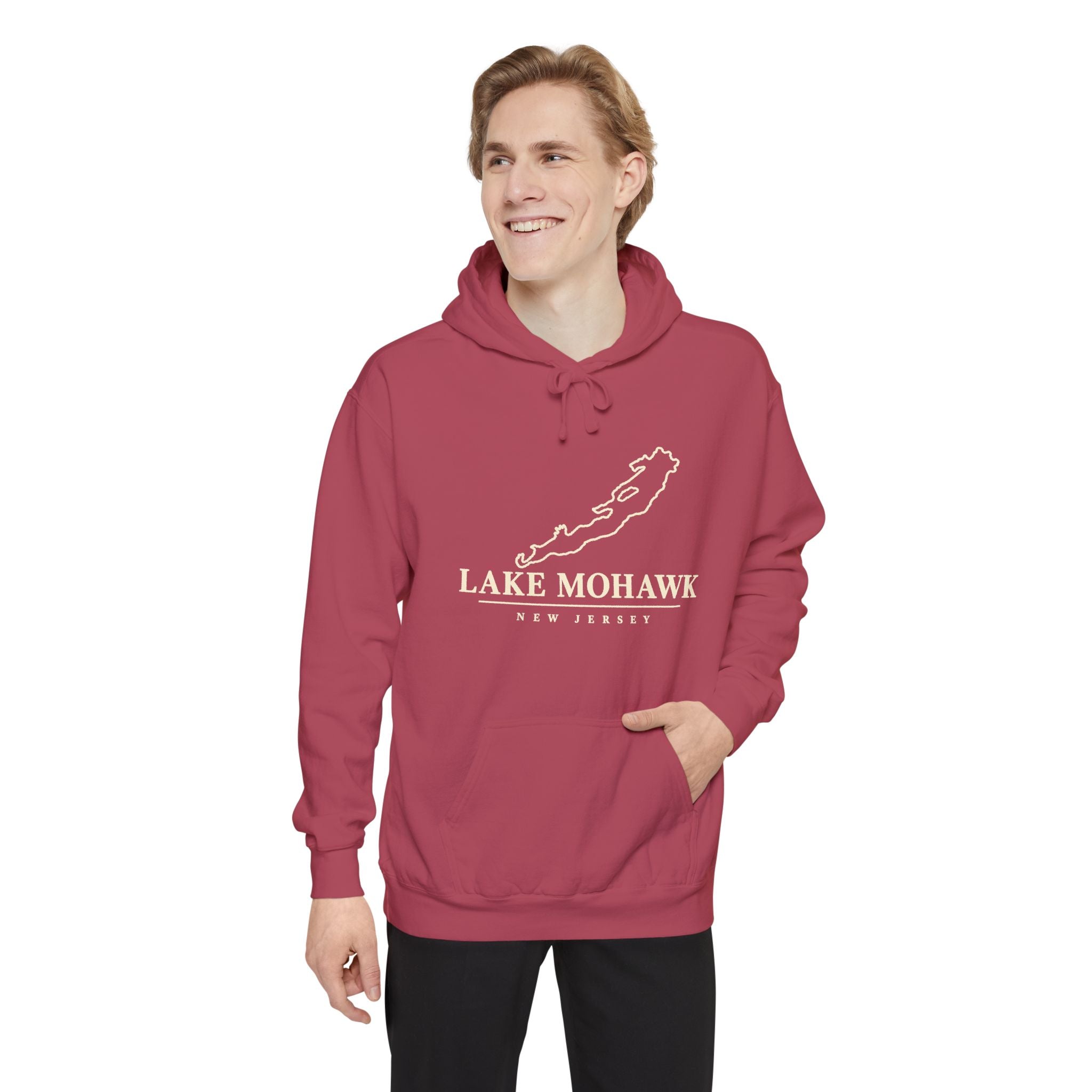 Lake Mohawk Lake Map Hoodie