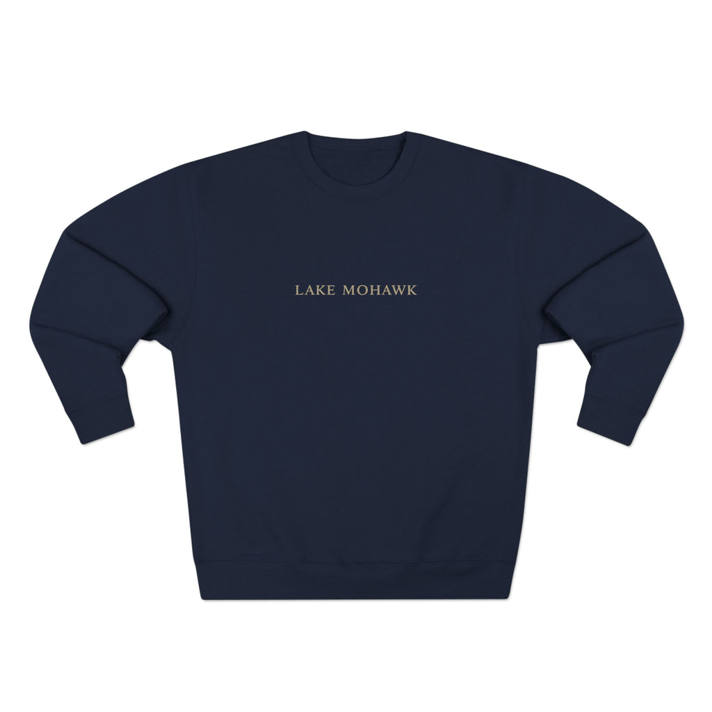 Lake Mohawk Minimal Text Crewneck