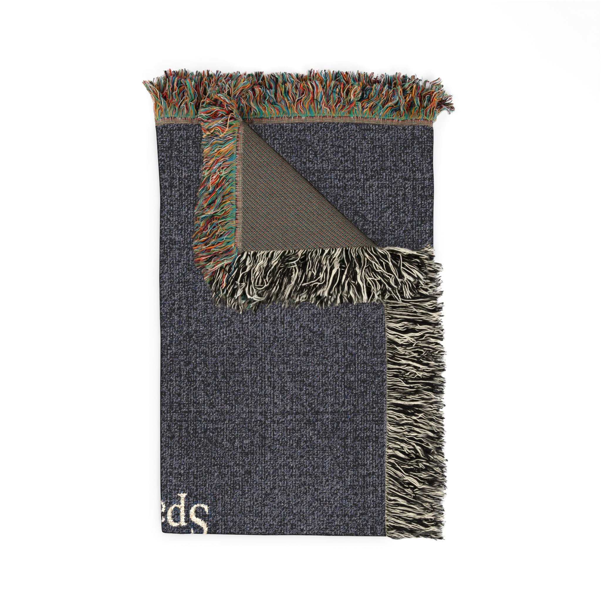 Custom Script Woven Blanket