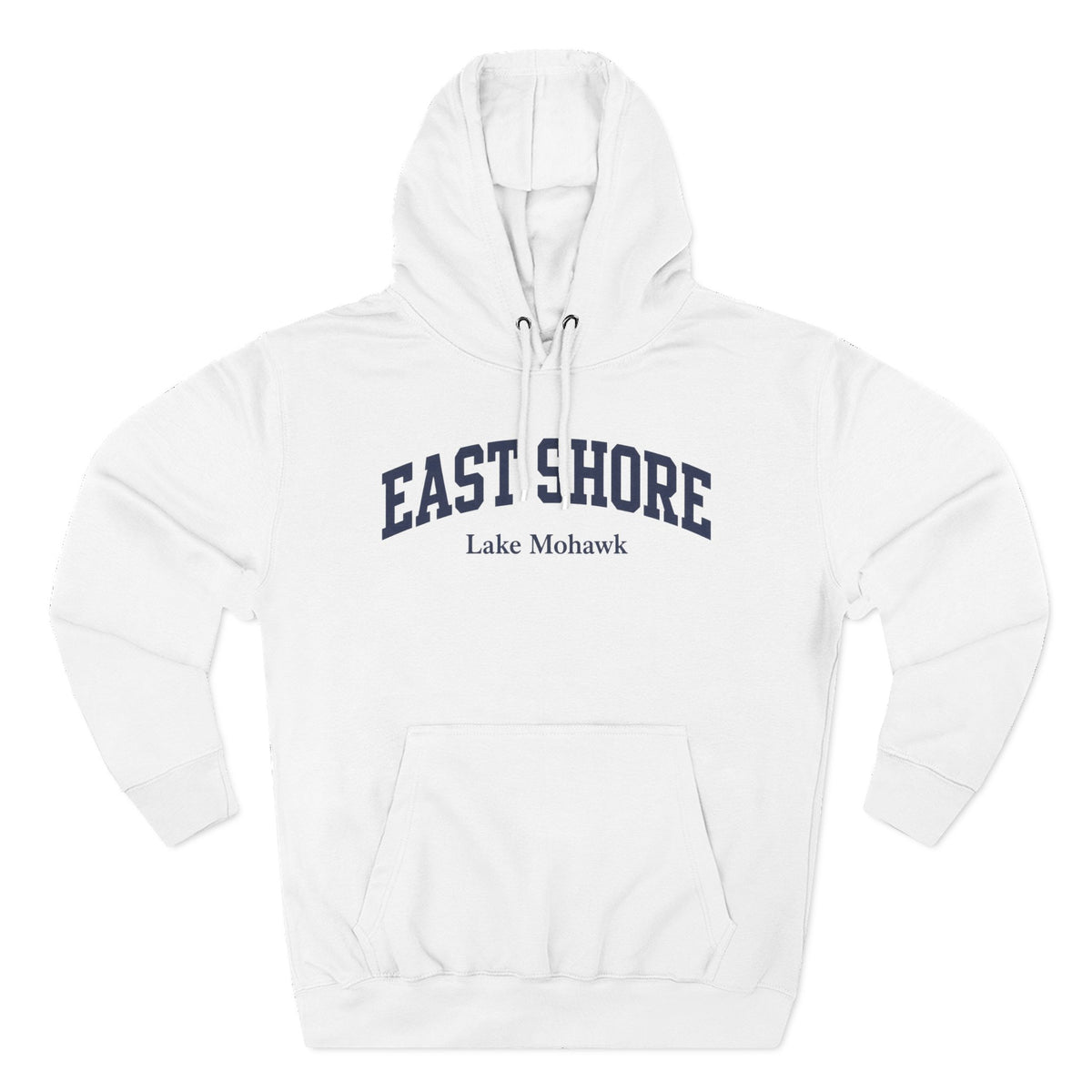 East Shore Collegiate Hoodie - Shop Lake Mohawk - XS / White
