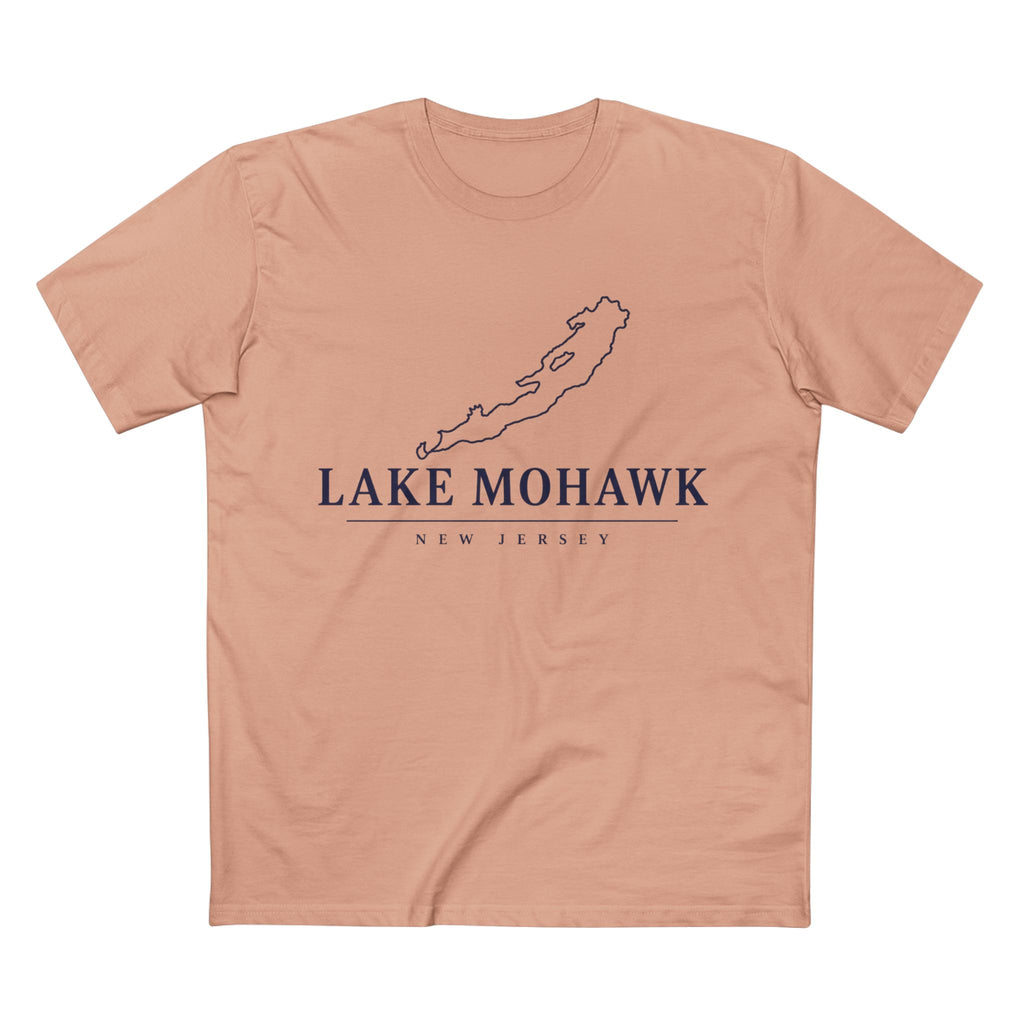 Lake Mohawk New Jersey Map Tee