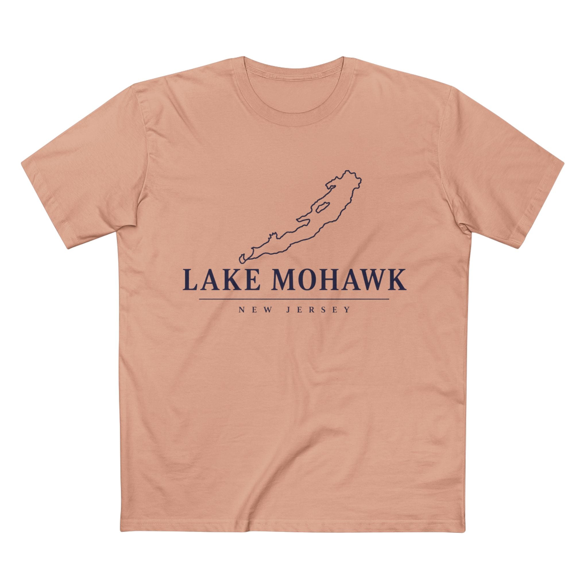 Lake Mohawk New Jersey Map Tee