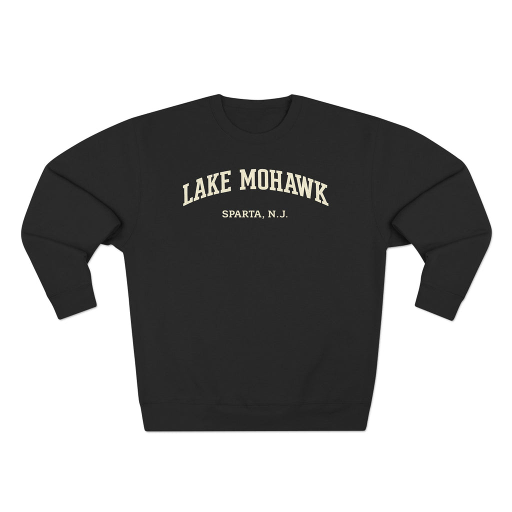 Lake Mohawk Campus Crewneck - Shop Lake Mohawk - S / Black