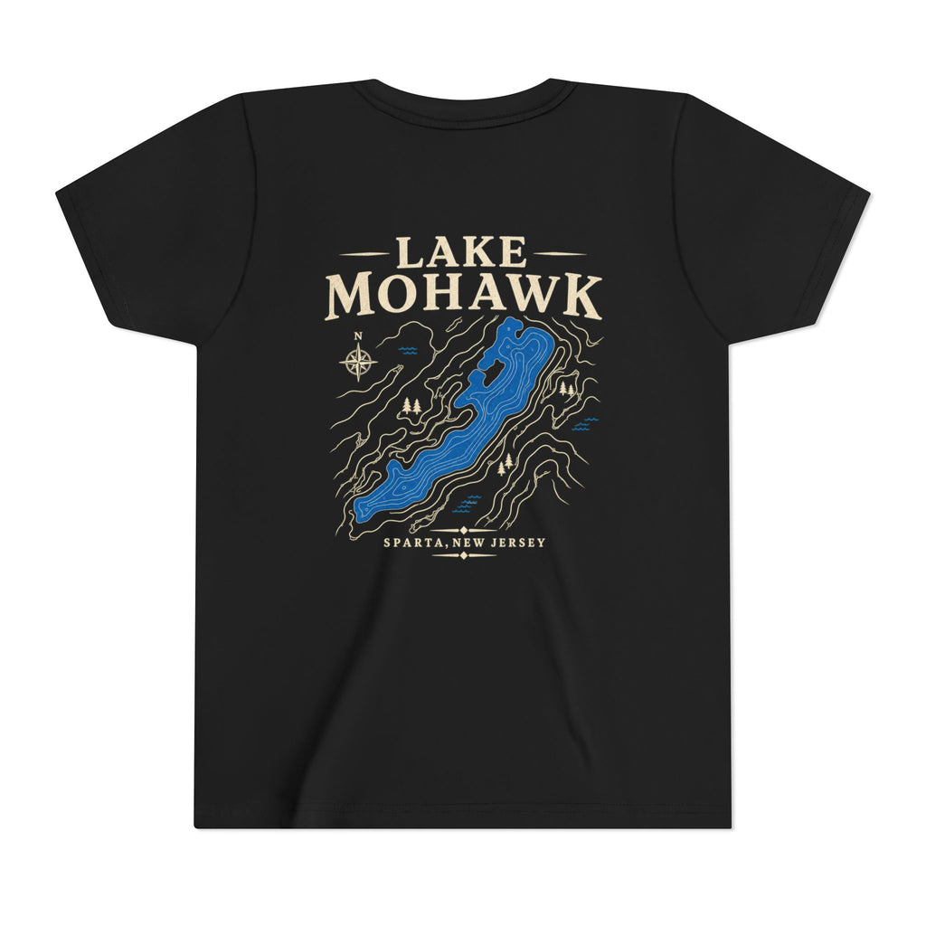 Lake Mohawk Lake Map Youth T-Shirt - Shop Lake Mohawk